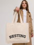 Zoozie Bags 2068 Bolso de mano de algodón 100% color crema